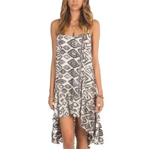⚫️ billabong designers closet ikat aztec dress hi low
